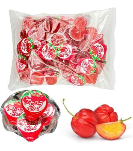 Amazon.co.jp: ニチレイフーズ 冷凍 アセロラ ゼリー 60g×80個（40個